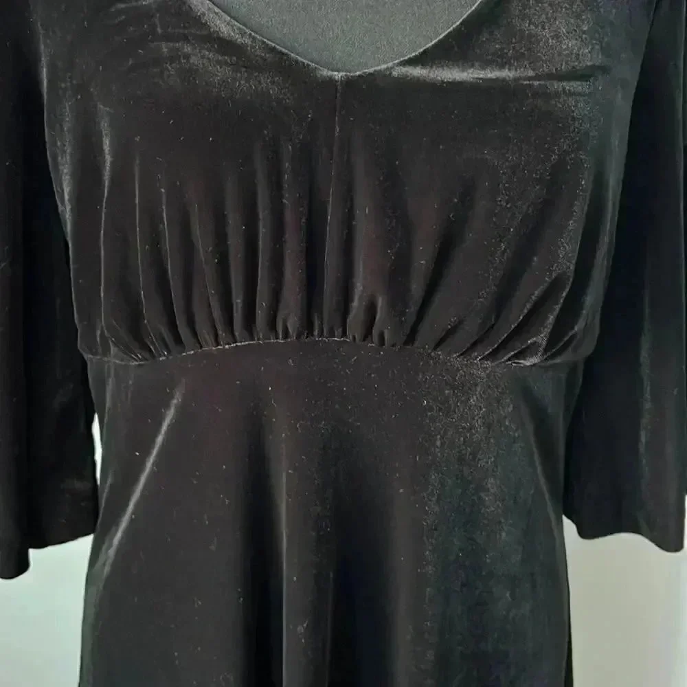 NWT Black Suede Dress  - Picture 7 of 10